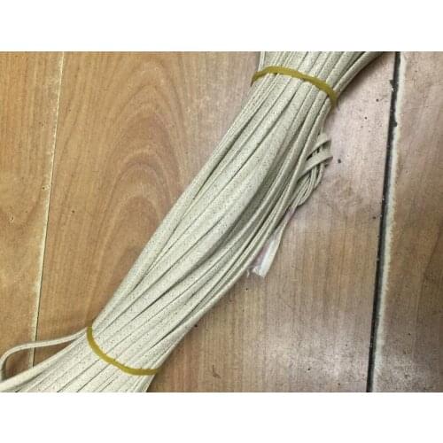 Free shipping 100 Meters 5x1.5mm Cream White Sparkling PU Leather Cord fabric Cord For DIY jewelry Bracelet cord