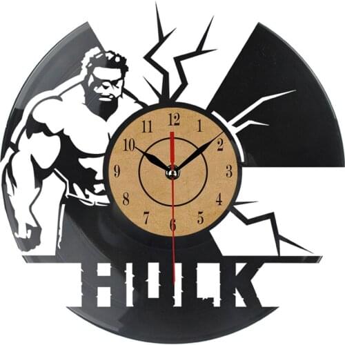 Large Quartz Wall Clocks 3D Home Decor Vinyl Retro Wall Clock Vintage Antique Style Art Watch