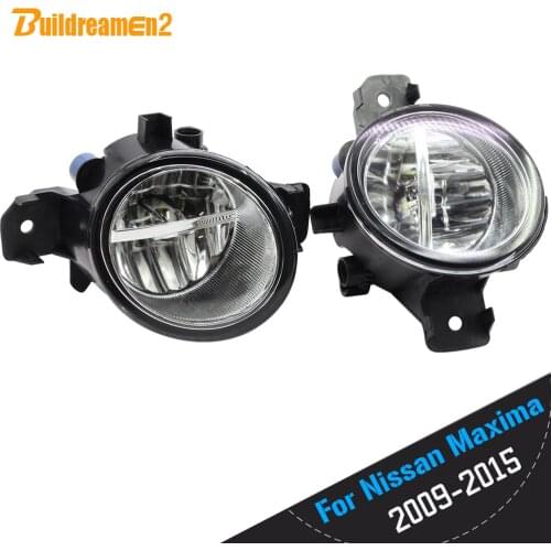 Buildreamen2 2 X Car H11 4000LM LED Light Right + Left Fog Light DRL 12V For Nissan Maxima 2009 2010 2011 2012 2013 2014 2015