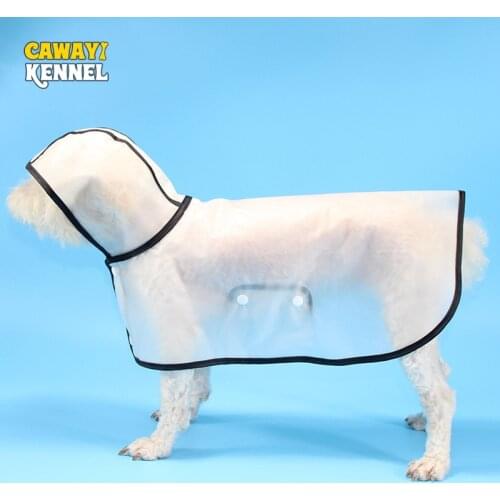 Cawayi Kennel Pet Small Large Dog Raincoat Waterproof Dog Clothes Outdoor Vest Coat Rain Jacket Dogs Poncho Pet Raincoats D2205