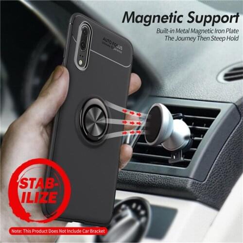 Ring Case For Huawei Mate 30 20 10 Pro Luxury Silicone Magnetic Cover For Honor 9C 9X9A 9S 8A Prime 8S 8X 20S 10i 20 Lite Case