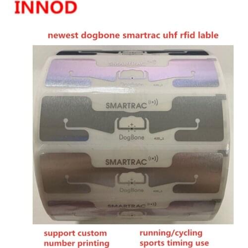 Rfid timing systems chip for sales EPC Class1 Gen2 ISO18000 smartrac passive long range uhf rfid dogbone rfid tag inlay sticker