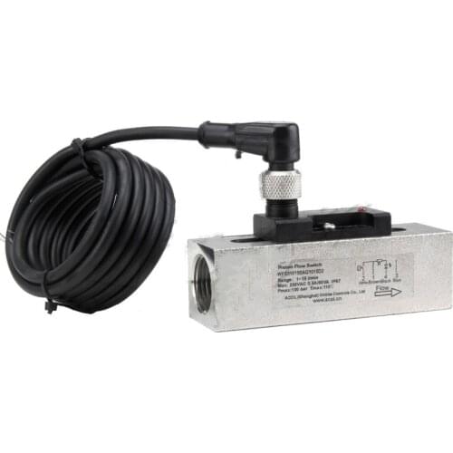 Water flow sensor switch piston type flow switch DN15/DN20/DN25 stainless steel water flow meter flowmeter water