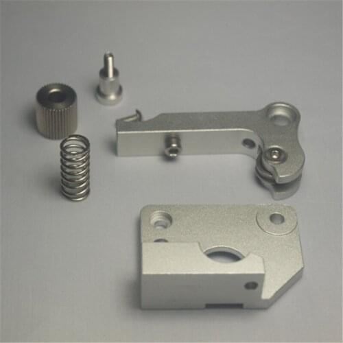 Aluminum alloy extruder for Wanhao/flashforge 3D Printer parts left hand aluminum metal MK9 Extruder Upgrading pack