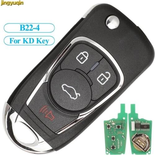 Jingyuqin 5pcs B22-4 KEYDIY B Series Smart Car Key For KD900/URG200/KD MINI/KD-X2 Remote Master Universal Multi-Functional 4BTNS