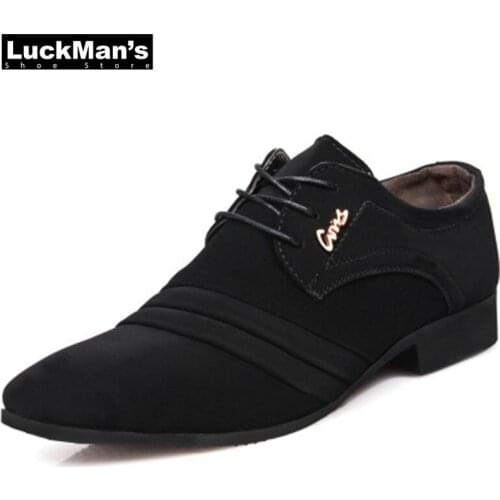 LEVPAIRS Men's Suede Shoes