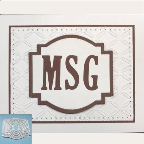 Metal cutting die cutting 13% background frame wallpaper cutting blade drilling cutting art relief