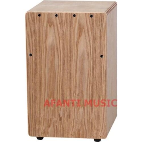 Afanti Music Ash Wood / Birch Wood / Natural Cajon (KHG-192)
