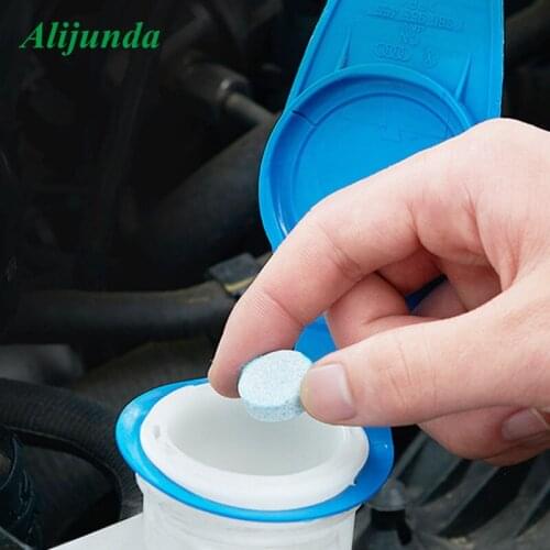 New Auto Windshield Glass Washer Window Cleaner Safe Compact Effervescent Tablets Detergent Fine Concentrated Solid