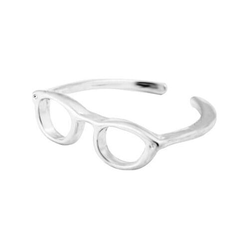 Wholesale 10pc/lot Simple Glasses Ring Girls Women Mens Geometric Tool Knuckle Ring Anillos Mujer
