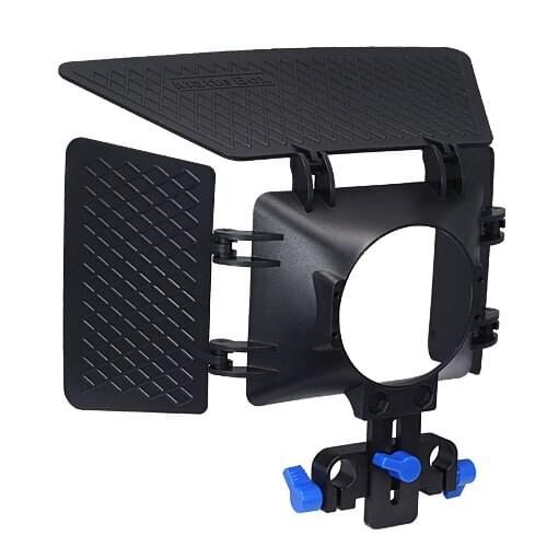 Wholesale HDSLR DSLR Matte Box for 15mm Rod Follow Focus System 5D II 7D 90D 60D 550D D7000 Lens