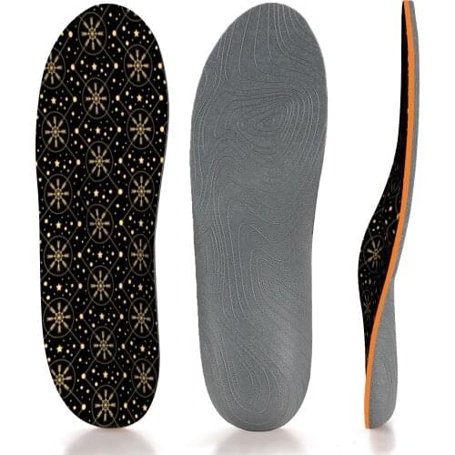 IFITNA Flat Foot Orthopedic Insole Beauty Shoes Air Permeability Moisture Conductivity Playing Football Foot Arch Insole For Pa