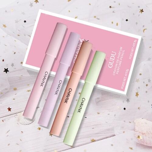 1PCs Portable Solid Perfume Easy To Carry Lasting Fresh Light Fragrance Stay Long Fragrance Portable Solid Stick Perfume
