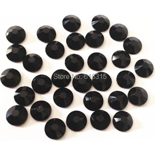 Korea rhinestone SS 20 50 gross Hot fix rhinestone black for wedding dress lace by China post air mail free shipping
