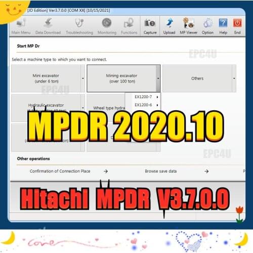 Hitachi Construction Machinery MPDr Ver 3.7.0.0 [10.2020]