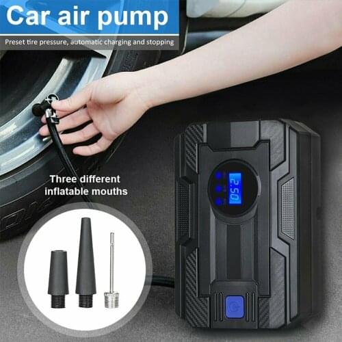 Air Compressor Tyre Portable Electric LCD Digital Inflator Pump Automobile Car Automotive Electric Tire