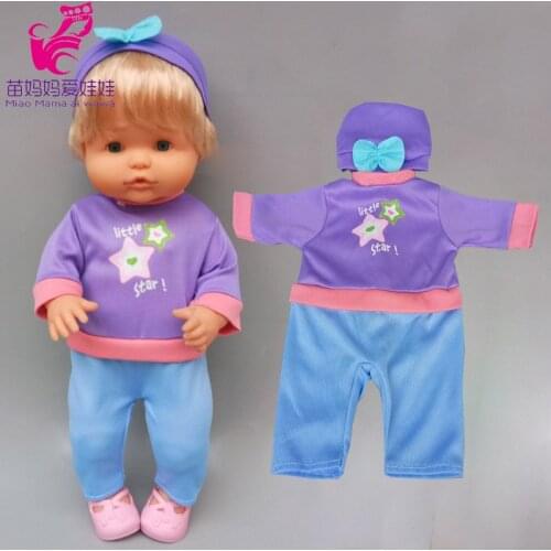 16" Baby Doll Clothes for 38cm Nenuco Ropa Y Su Hermanita Doll Romper Accessories