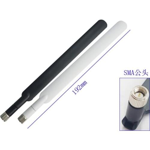2.4G/5G/5.8G 8dbi dual-band antenna wireless WiFi router antenna omnidirectional high gain SMA borehole