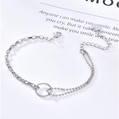 2021 Korean New Design Fashion Jewelry High-end Luxury Flower Zircon Adjustable Female Prom Party Bracelet Charm Bracelet