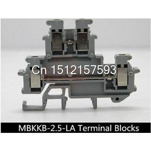 50Pcs MBKKB-2.5-LA DIN rail connector Terminal blocks Phoenix type