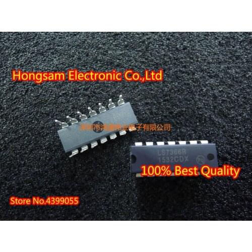 Free Shipping 100% Original New (5PCS)(10PCS) LS7366R DIP14 LS7366R-S SOP14