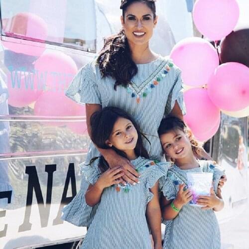 CHUNJIAN Matching Dresses For Mom And Daughter