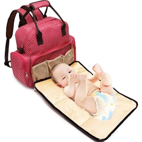Fashion Mummy Bag And Crib Easy To Carry Super Capacity The Necessary Items For Go Out,Baby Carrying Backpack Bed,Mummy Package