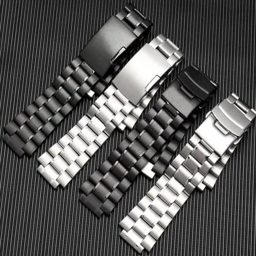 Stainless Steel Watch Strap for TIMEX Watch Strap TW2R55500 T2N739 T2N721T2N720 Solid Metal Wrist Band Bracelet Accessories 16mm