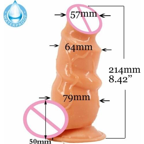 Realistic long penis 21.7*7cm Black Dildos large Dildo Huge big Dong Anal Toys for Women masturbation Adult Erotic Sex Product