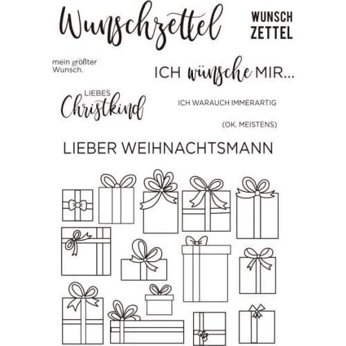 Christmas gift Transparent Clear Silicone Stamp Seal DIY Scrapbooking photo Album Decorative A0640