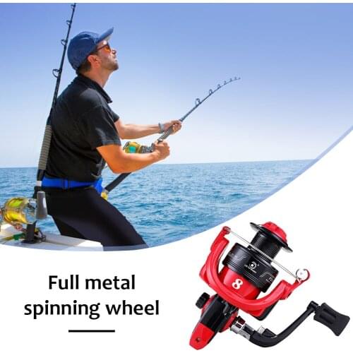 Fishing Reels 5.0:1 Metal Spinning High Speed Saltwater Wheel Fishing Accessories Equipment Spinning Reel for Bass Pike Fish