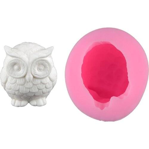 Owl Silicone Molds Wedding Cake Decorating Tools Cake Chocolate Mold Fondant Sugarcraft Moulds Clay Candle Molds Baking Mold