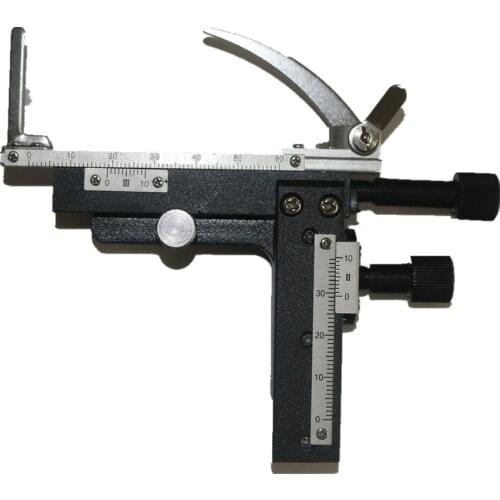 Adjustable Microscope Vernier Caliper Specimens Moving X-Y Mechanical Stage for Student Biological Microscopes