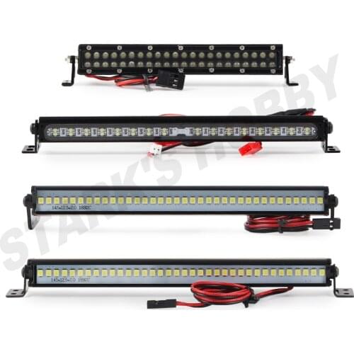 RC Car LED Light Bar 32/36/44 Bulbs Roof Lamp High Performance for 1/10 RC Crawler Axial SCX10 90046 Traxxas TRX4 D90 TF2 Tamiya