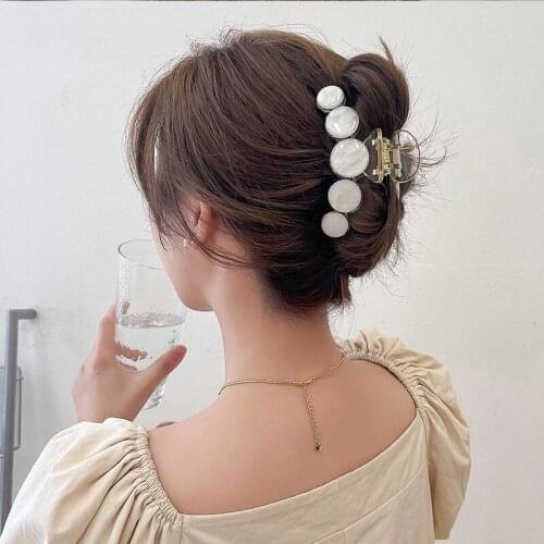 Women Elegant Acetate Imitation Shell Cherry Plastic Hair Claws Sweet Headband Hair Clips Hairpins Lady Fashion Hair Accessories