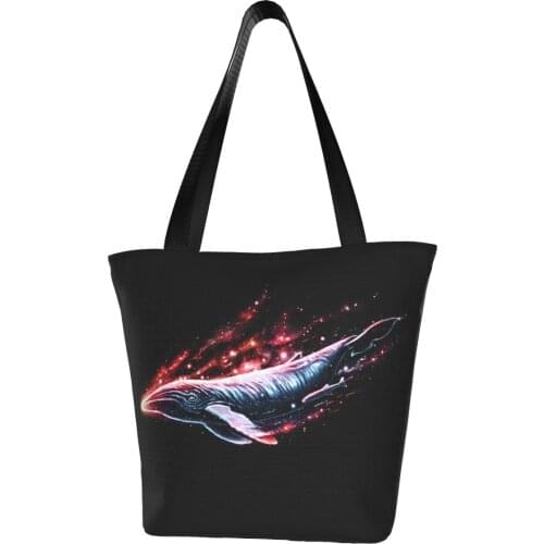 Galaxy Print ,Space,The Voyager Shopping Bag Aesthetic Cloth Outdoor Handbag Female Fashion Bags