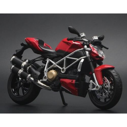1: 12 Warhawk simulation alloy motorcycle model with sound and light sliding childrens toy birthday gift