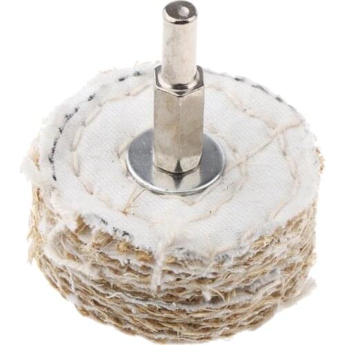 1pcs Linen Head Polishing Buffing Grinding Wheel Brush For Jewelry