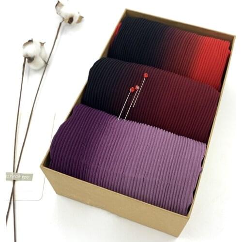 10pcs/lot muslim women crinkle hijab breathable ombre color malaysia chiffon tudung scarf