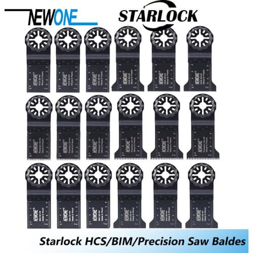 NEWONE Starlock Bi-metal E-Cut Multi tool Renovator Oscillating Tool Precision Saw Blades Accessories Cutting Wood Metal Tile