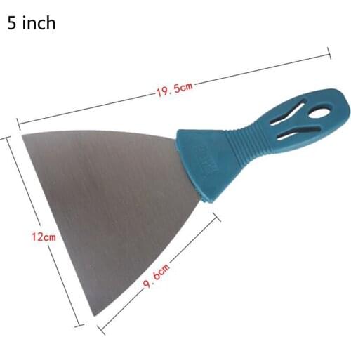 5 inch Putty Knife Shovel Carbon Steel Plastic Handle Scraper Blade Construction Tools Wall Plastering Knife Hand tools