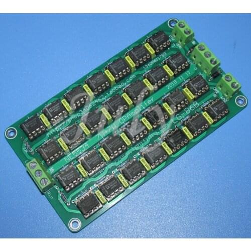 7W+7W ultra-low distortion NE5534*26 headphone amplifier board, 8Ω output ultra-low distortion amplifier board, LG86B