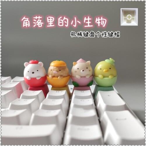 For Mechanical Keyboard Custom Anime Keycaps R4 Gaming Accessories Keycap Mold For Corner Creature PBT Key Cap