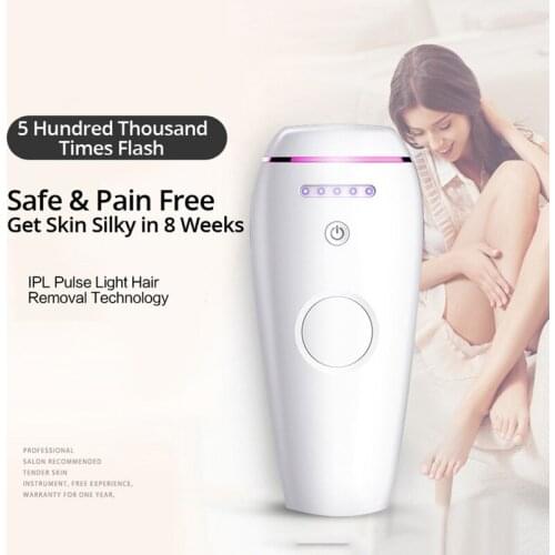 IPL Epilator Hair Remover Painfree 5 Level Adjustment Anti-burn Light Dual Mode Long-lasting Hair Removal Inhibit Growth