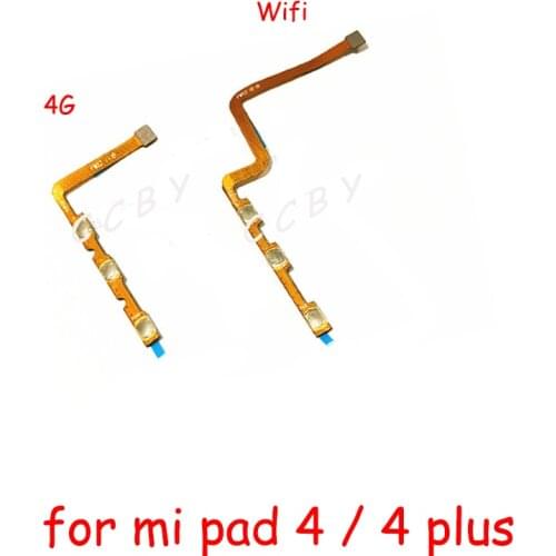 For Xiaomi Mi Pad Mipad 4 / 4 Plus Power On Off Volume Switch Side Button Key Flex Cable Replacement Parts