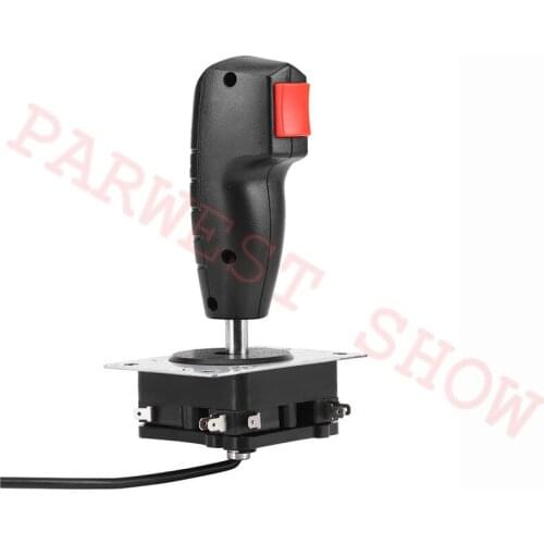 Holt Sale Flying Joystick Without Vibration Operated Shooting Flying Spare Parts With Micro Switch For Arcade Fighting Machine