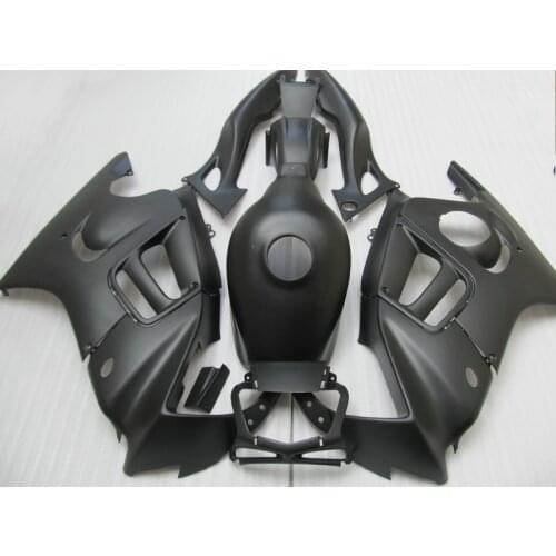 Free customize molding Fairing kit for Honda CBR600 F3 97 98 matte black fairings set CBR600 F3 1997 1998 MD18