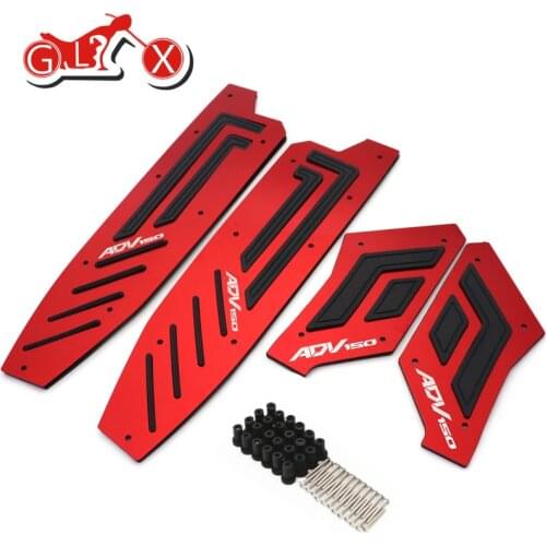 Motorcycle Accessories Front and Rear Footrest Step Floorboards for Honda ADV150 ADV 150 CNC Foot Pedal