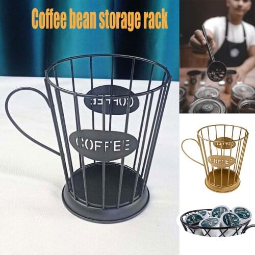 New Cup Holder Mug Shape Coffee Pod Holders Storage Organizer for Counter Coffee Bar Storage baskets laundry basket toy basket