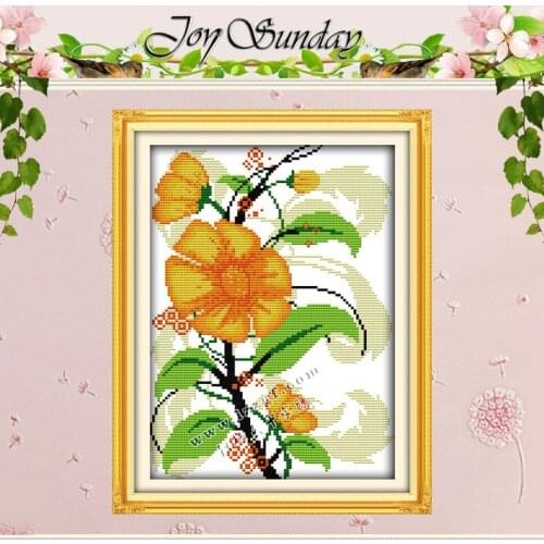 Sunflowers Patterns Counted Cross Stitch 11CT 14CT Cross Stitch Set Wholesale Cross-stitch Kit Embroidery Needlework